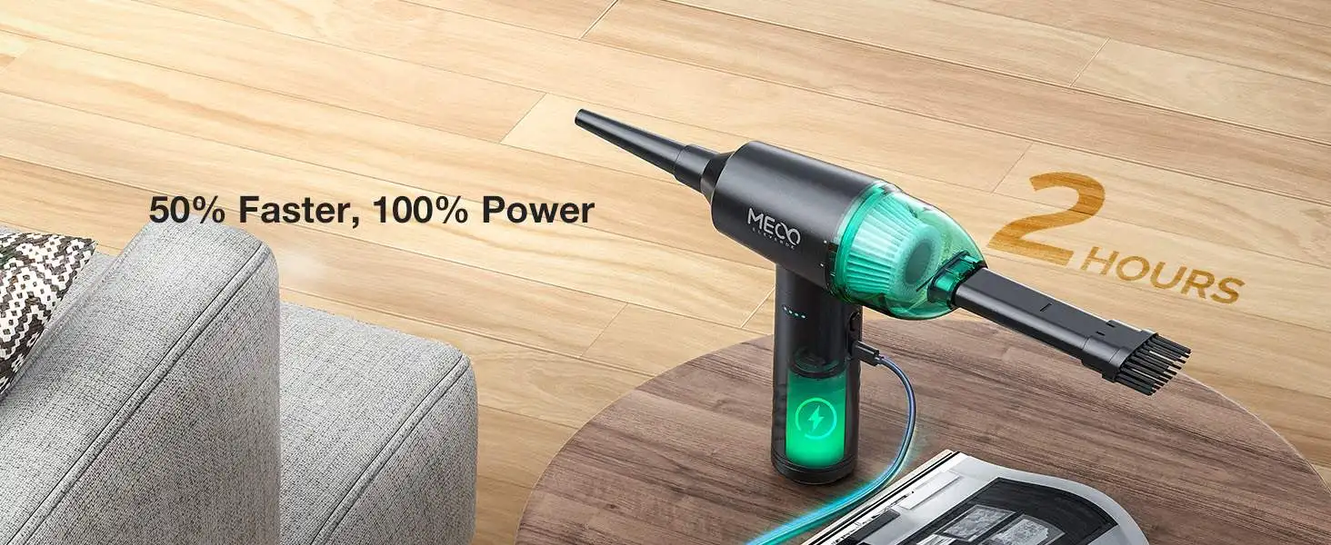 ME-CR1 Electric Air Duster 13000PA Rechargeable Compressed Vacuum Cleaner 110000RPM Keyboard Air Blower 2 Smart Start Modes ME-CR1 Electric Air Duster 13000PA Rechargeable Compressed Vacuum Cleaner 110000RPM Keyboard Air Blower 2 Smart Start Modes