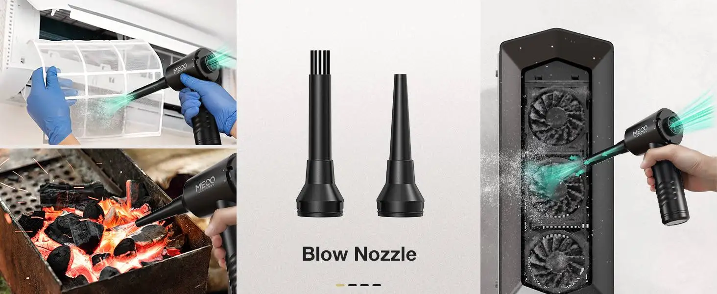ME-CR1 Electric Air Duster 13000PA Rechargeable Compressed Vacuum Cleaner 110000RPM Keyboard Air Blower 2 Smart Start Modes ME-CR1 Electric Air Duster 13000PA Rechargeable Compressed Vacuum Cleaner 110000RPM Keyboard Air Blower 2 Smart Start Modes