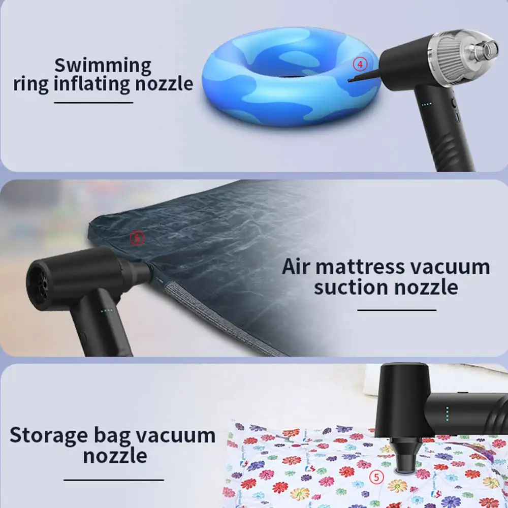 Vacuum Cleaner Protable Air Duster for Computer Cleaning 53000RPM Cordless Compressed Air Blower for PC computers Keyboard Clean Vacuum Cleaner Protable Air Duster for Computer Cleaning 53000RPM Cordless Compressed Air Blower for PC computers Keyboard Clean