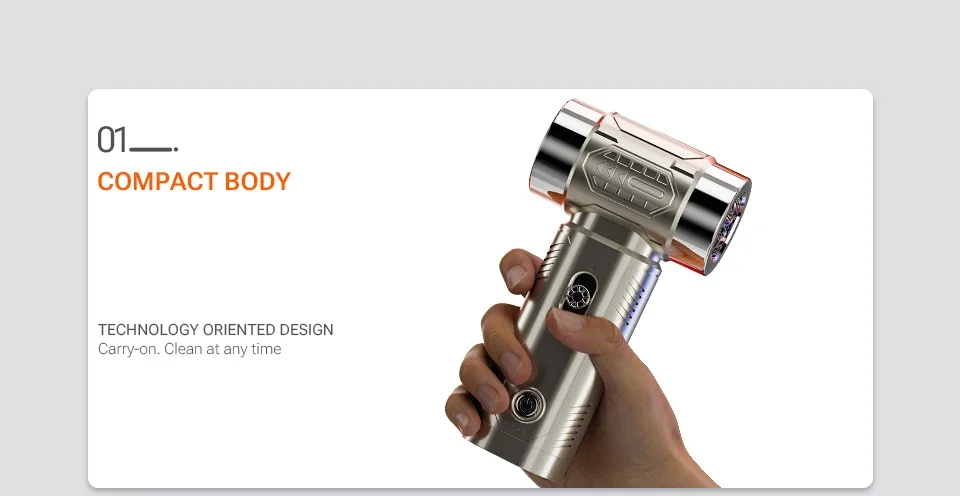 SZUK Mini Air Blower Brushless Motor Turbo Jet Fan Handheld Portable Duct Fan Turbofan air blower Powerful Car Vacuum Cleaner