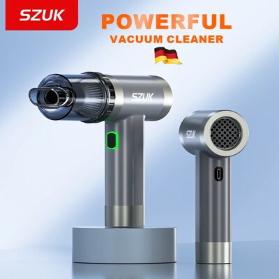 SZUK Car Mini Vacuum Cleaner Portable High Power Blower Wireless Cleaning Machine Handheld Electric Turbo Blower Car Electronics