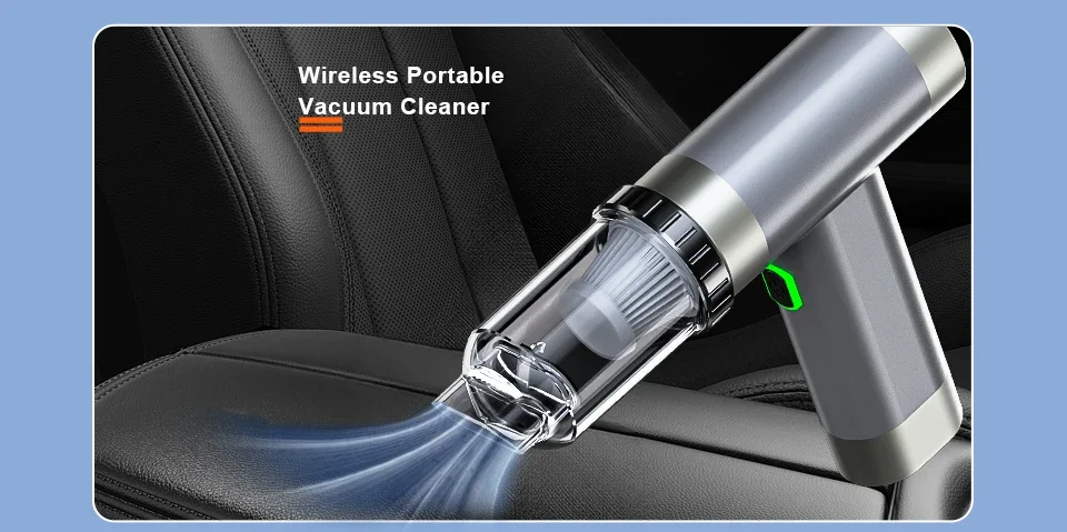 SZUK Car Mini Vacuum Cleaner Portable High Power Blower Wireless Cleaning Machine Handheld Electric Turbo Blower Car Electronics