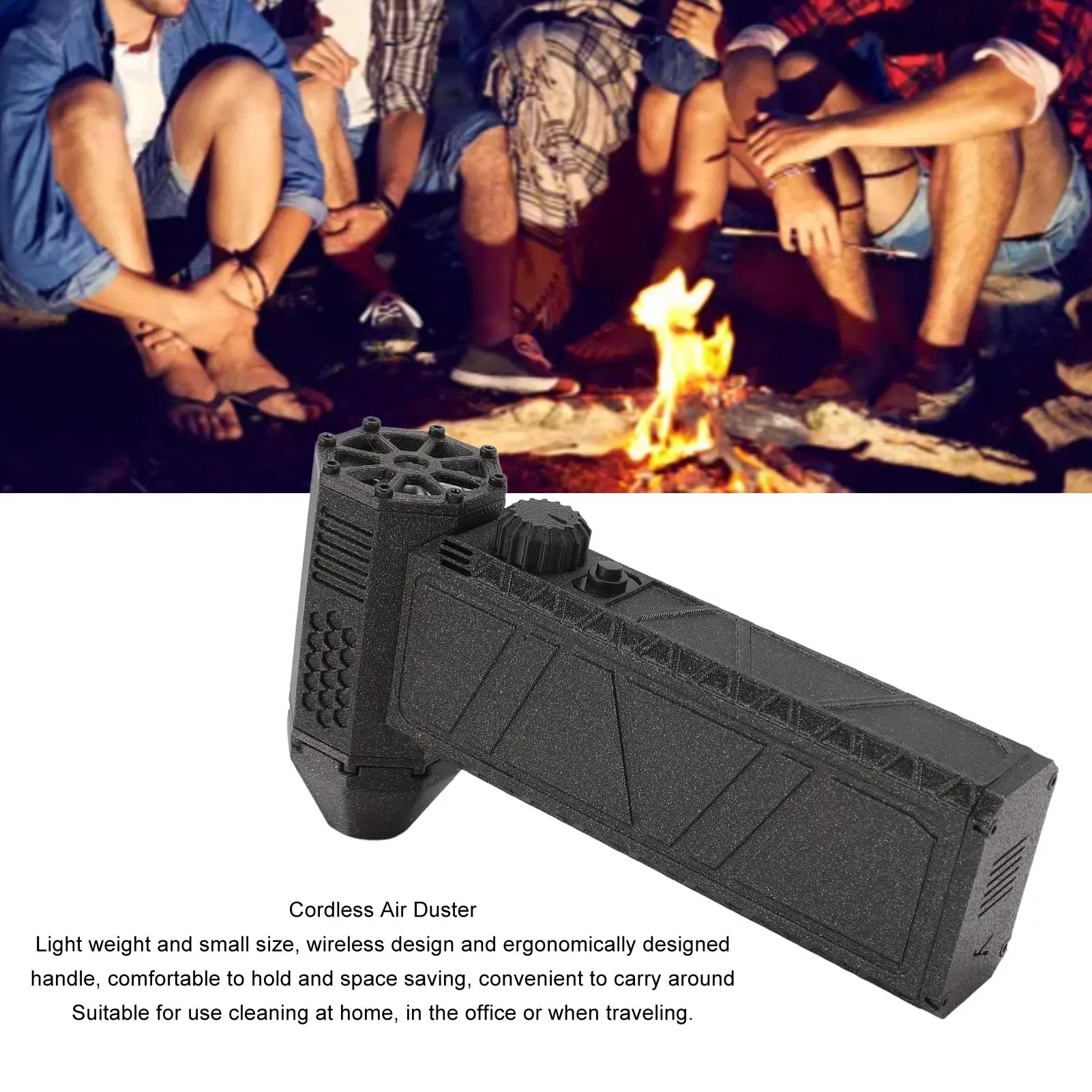 Dry Blower 300000 RPM Aluminum Alloy Electron Electric Air Duster 16000mAh Stepless Speed Adjustment for Computer Keyboard
