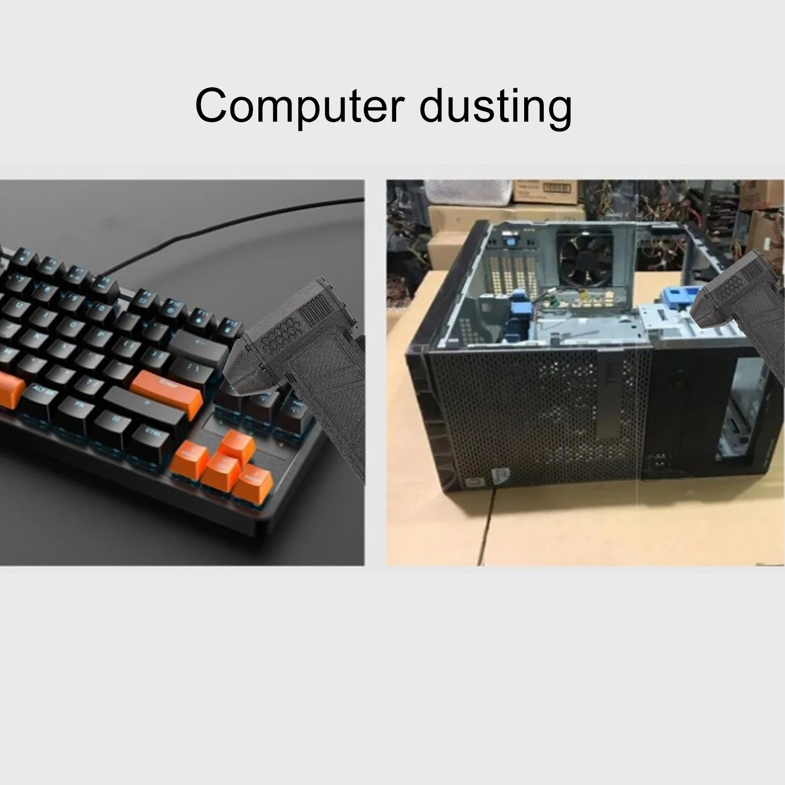 Dry Blower 300000 RPM Aluminum Alloy Electron Electric Air Duster 16000mAh Stepless Speed Adjustment for Computer Keyboard