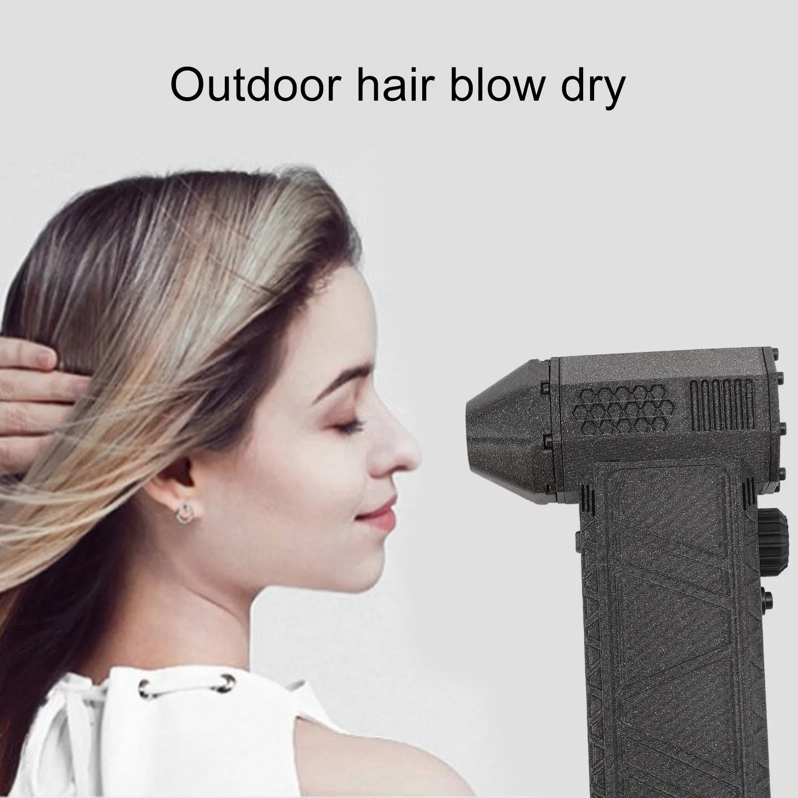 Dry Blower 300000 RPM Aluminum Alloy Electron Electric Air Duster 16000mAh Stepless Speed Adjustment for Computer Keyboard