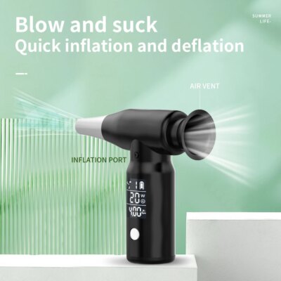 Mini Brushless Air Duster Portable Compressed Air Blower with Suction for Keyboard Computer Cleaning Multi Use Home Office - Image 2