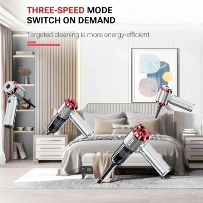 SZUK 985000PA Powerful Vacuum Cleaner Mini Cordless Portable Car Vacuum Cleaner for Home Appliance Handheld Blower Car Cleaner - Image 6