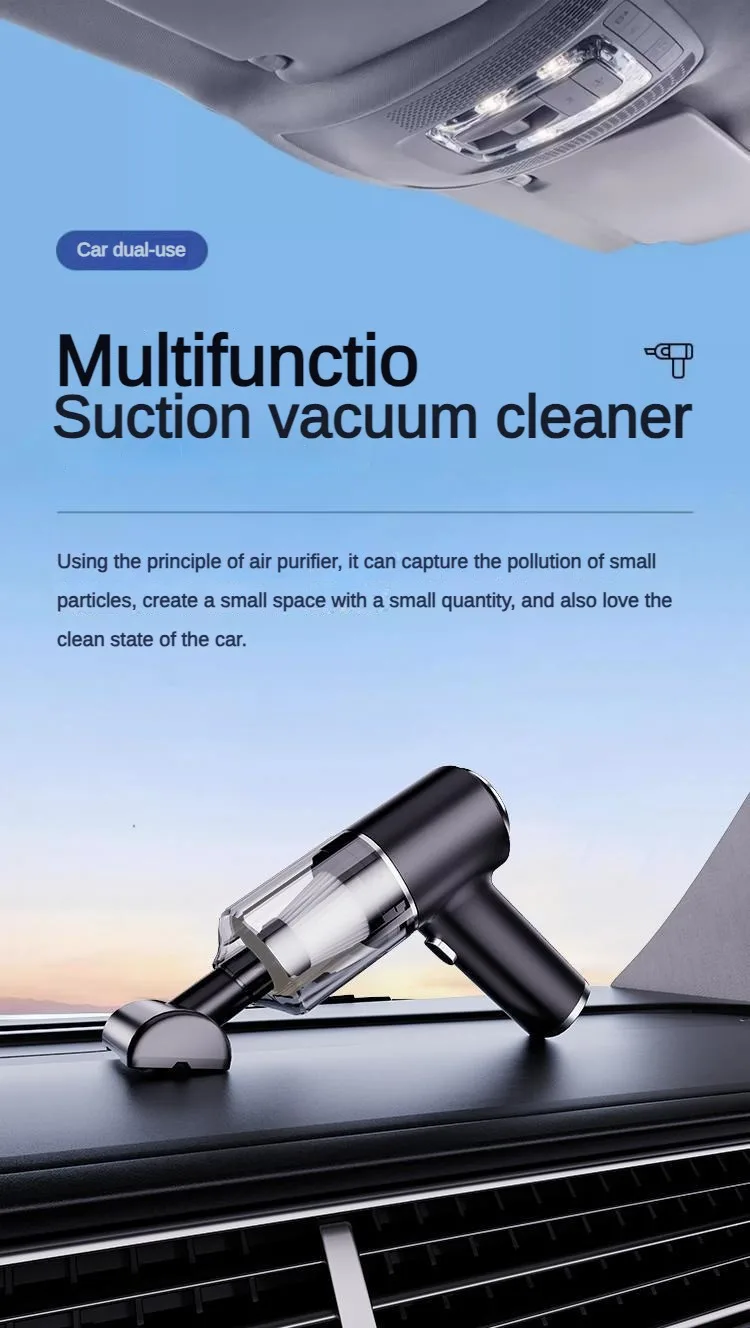 EAFC Car Vacuum Cleaner Portable Wireless Vacuum 47000PA Strong Suction Handheld Vacuum Cleaner Powerful Blower Dust for CarHome EAFC Car Vacuum Cleaner Portable Wireless Vacuum 47000PA Strong Suction Handheld Vacuum Cleaner Powerful Blower Dust for CarHome
