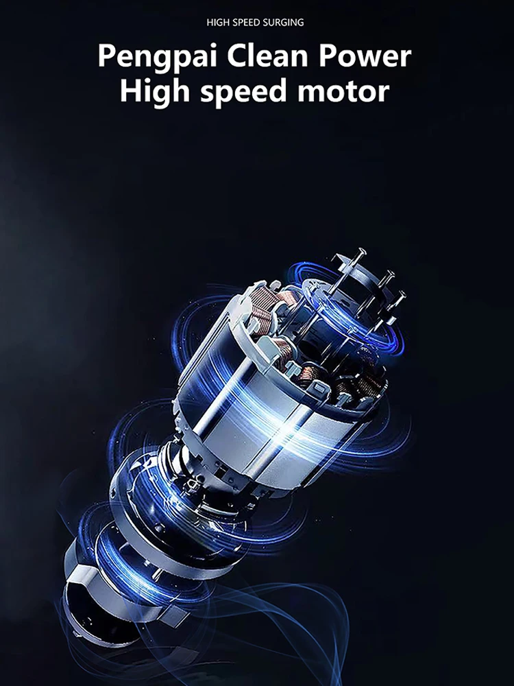 Car wireless handheld vacuum cleaner: USB portable charging, blow-suction integrated dust collector, small and large suction!
