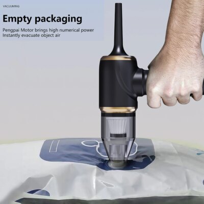 Car wireless handheld vacuum cleaner: USB portable charging, blow-suction integrated dust collector, small and large suction! - Image 4