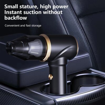 Car wireless handheld vacuum cleaner: USB portable charging, blow-suction integrated dust collector, small and large suction! - Image 2