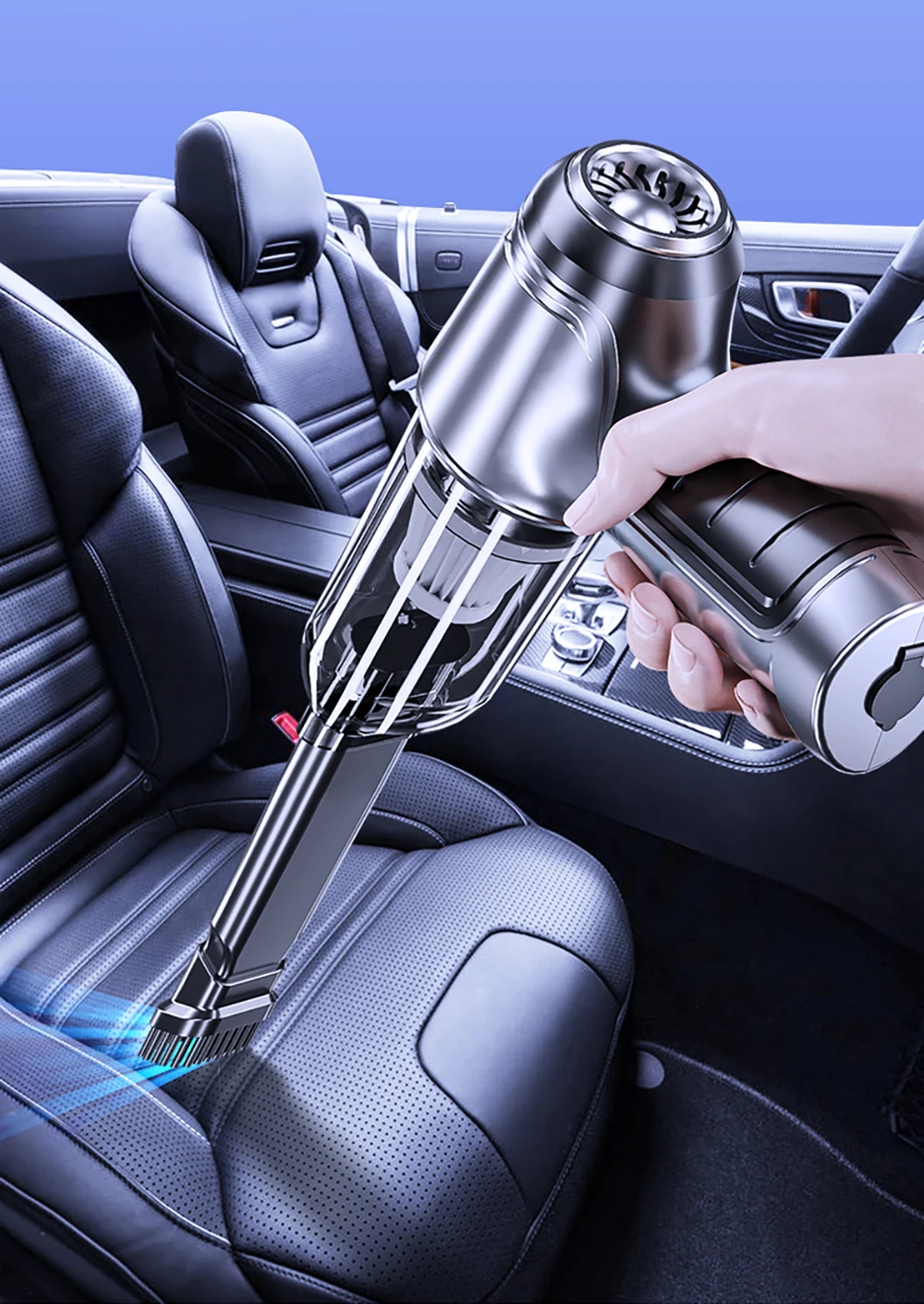 Car Vacuum Cleaner 95000PA Strong Suction Handheld Wireless Vacuum Cleaner for Car Household Portable Vacuum Cleaner Blower
