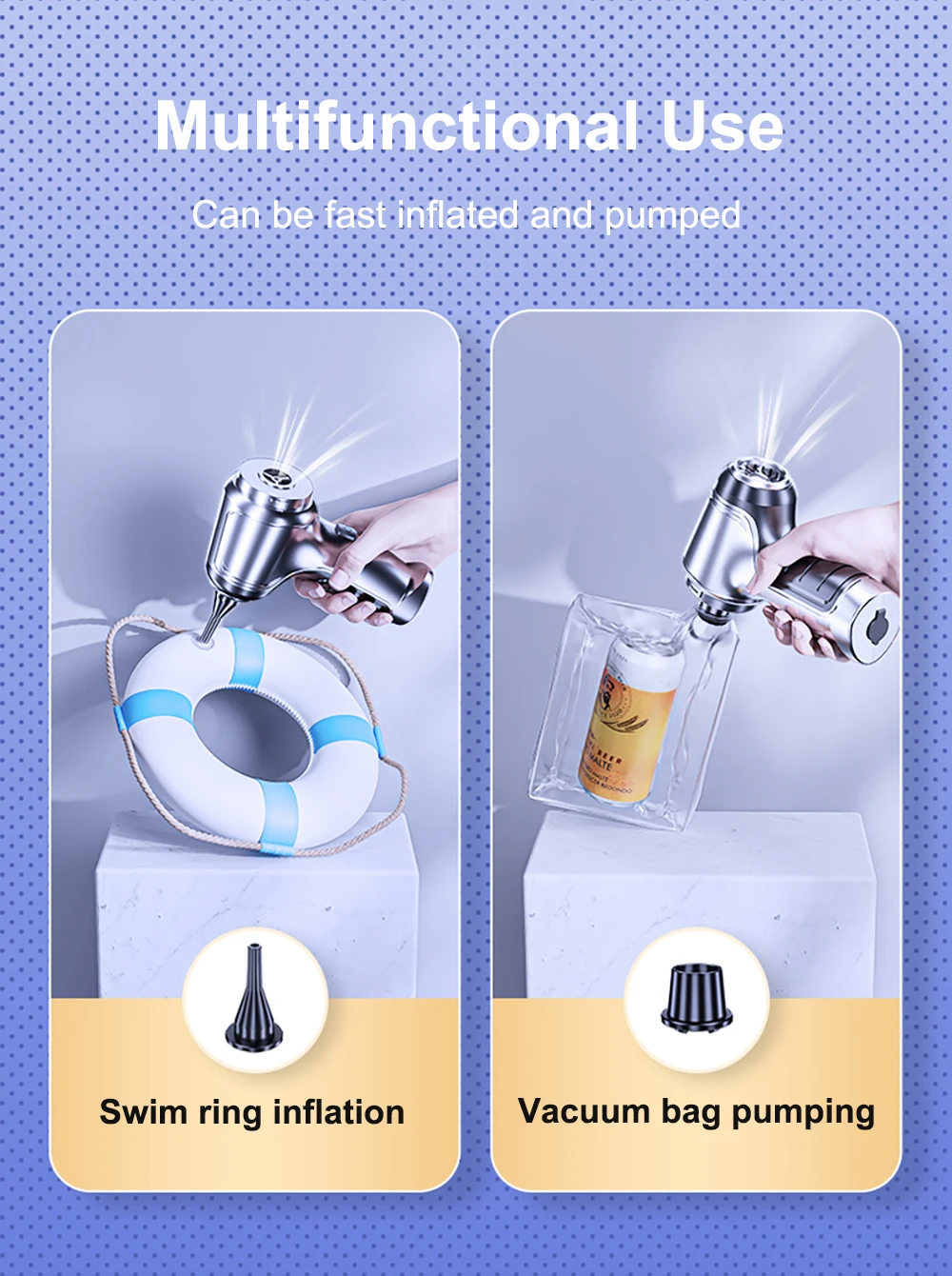 Car Vacuum Cleaner 95000PA Strong Suction Handheld Wireless Vacuum Cleaner for Car Household Portable Vacuum Cleaner Blower