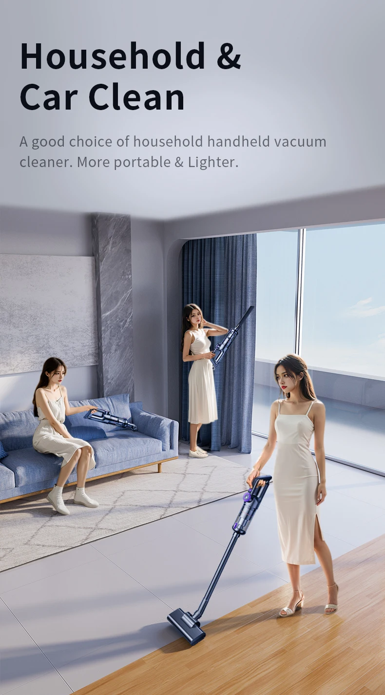 CAFELE 14000Pa Car Vacuum Cleaner Handheld 100W High Power Wireless Cleaner 6000mAh Air Extractor 2-in-1 For Home Car Cleaning CAFELE 14000Pa Car Vacuum Cleaner Handheld 100W High Power Wireless Cleaner 6000mAh Air Extractor 2-in-1 For Home Car Cleaning