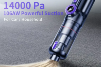 CAFELE 14000Pa Car Vacuum Cleaner Handheld 100W High Power Wireless Cleaner 6000mAh Air Extractor 2-in-1 For Home Car Cleaning