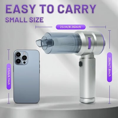 Car Vacuum Cleaner Portable Handheld Wireless Brushless Motor Cleaning Machine Powerful Air Duster for Home Appliance - Image 3