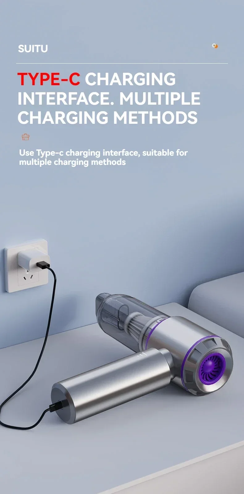 Car Vacuum Cleaner High Power Portable Handheld Wireless Brushless Motor Cleaning Machine Powerful Air Duster for Home Appliance Car Vacuum Cleaner High Power Portable Handheld Wireless Brushless Motor Cleaning Machine Powerful Air Duster for Home Appliance