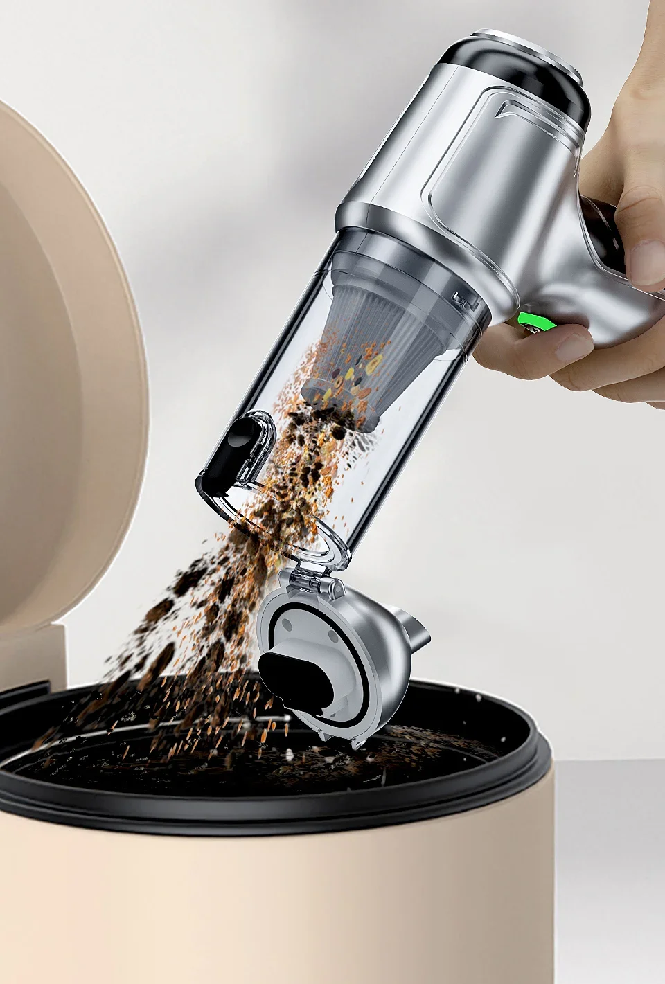 SZUK Car Vacuum CIeaner 638000Pa Wireless Mini Handheld Cleaning Machine Powerful Portable Blower Vacuum Cleaner for Car Home
