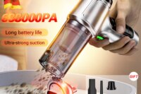 SZUK Car Vacuum CIeaner 638000Pa Wireless Mini Handheld Cleaning Machine Powerful Portable Blower Vacuum Cleaner for Car Home