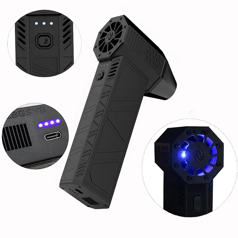 Mini Electric Air Duster Turbo Jet Fan Electric Air Duster with 3 Gear Adjustable For Home Car Computer Cleaning Blower Tool