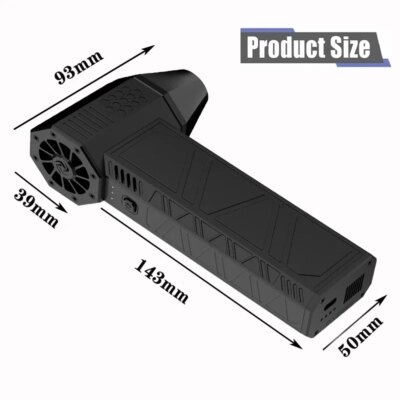 Mini Electric Air Duster Turbo Jet Fan Electric Air Duster with 3 Gear Adjustable For Home Car Computer Cleaning Blower Tool - Image 5