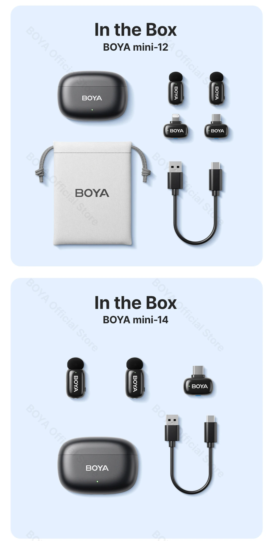 BOYA BOYA Mini Wireless Lavalier Lapel Microphone for iPhone iPad Android Type-C Phone Live Broadcast Audio Video Recording Vlog BOYA BOYA Mini Wireless Lavalier Lapel Microphone for iPhone iPad Android Type-C Phone Live Broadcast Audio Video Recording Vlog