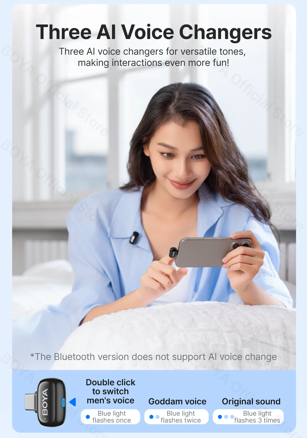 BOYA BOYA Mini Wireless Lavalier Lapel Microphone for iPhone iPad Android Type-C Phone Live Broadcast Audio Video Recording Vlog BOYA BOYA Mini Wireless Lavalier Lapel Microphone for iPhone iPad Android Type-C Phone Live Broadcast Audio Video Recording Vlog