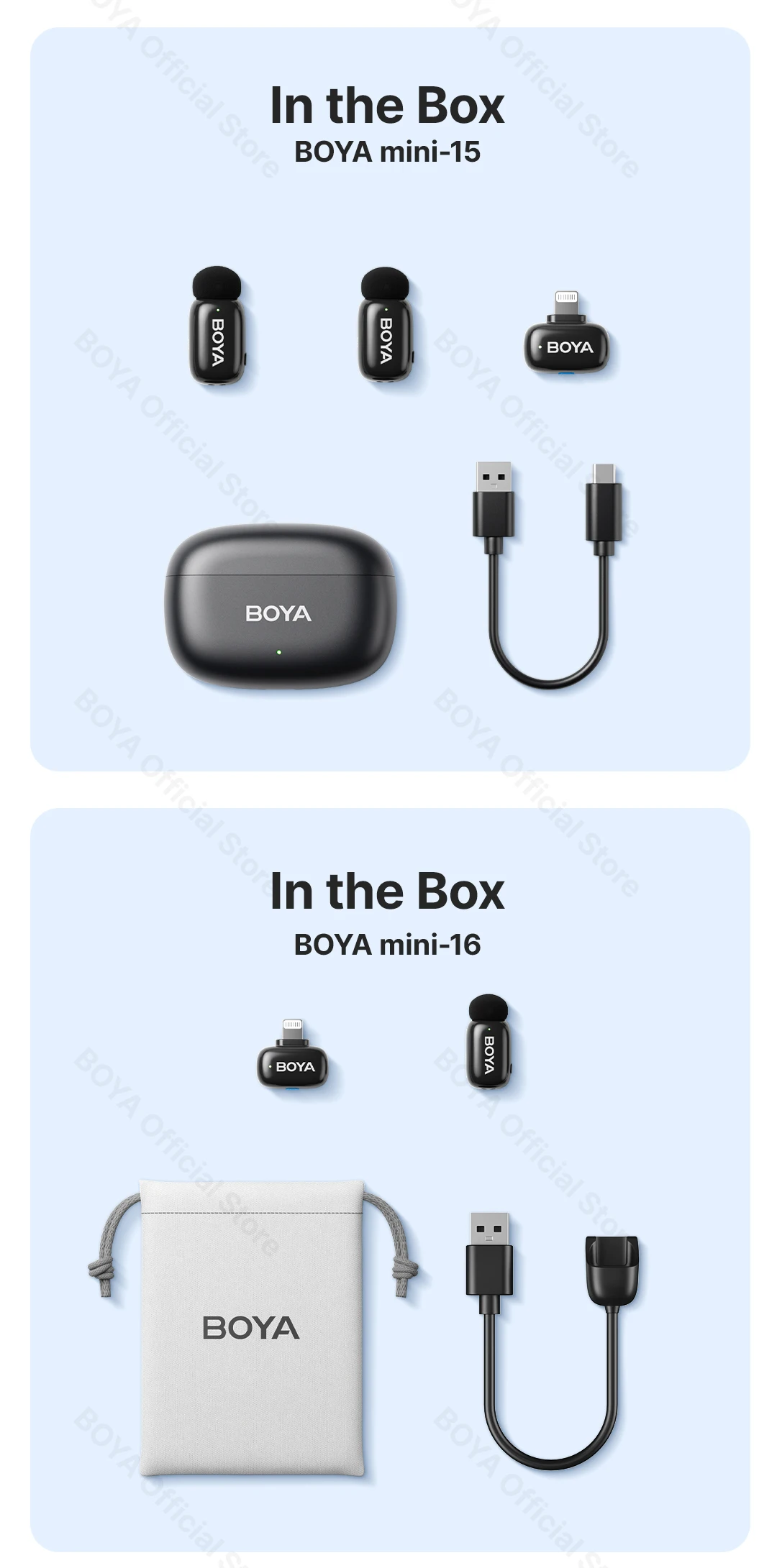 BOYA BOYA Mini Wireless Lavalier Lapel Microphone for iPhone iPad Android Type-C Phone Live Broadcast Audio Video Recording Vlog BOYA BOYA Mini Wireless Lavalier Lapel Microphone for iPhone iPad Android Type-C Phone Live Broadcast Audio Video Recording Vlog