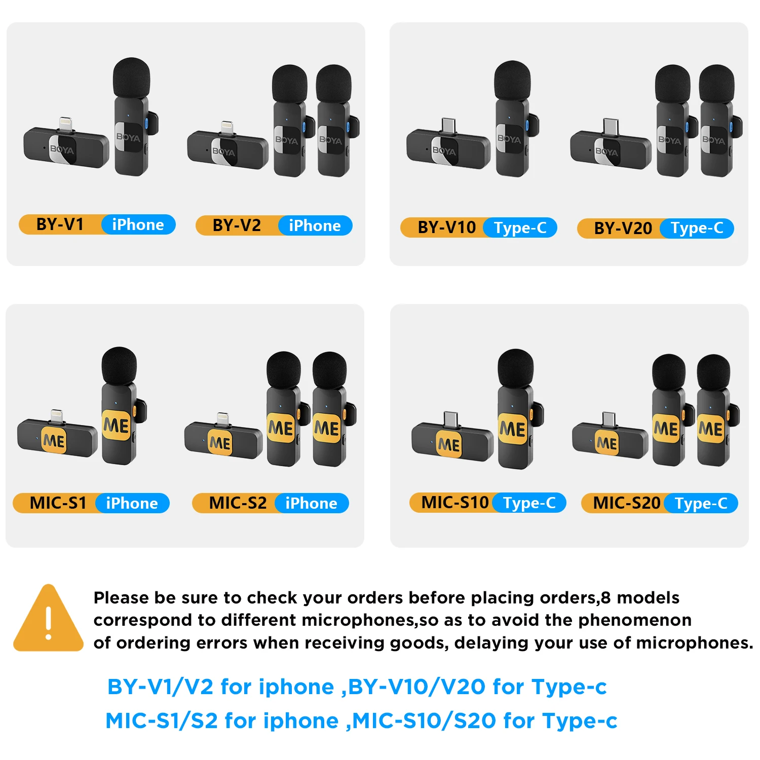 BOYA BY-V Professional Wireless Lavalier Mini Microphone for iPhone iPad Android Live Broadcast Gaming Recording Interview Vlog BOYA BY-V Professional Wireless Lavalier Mini Microphone for iPhone iPad Android Live Broadcast Gaming Recording Interview Vlog