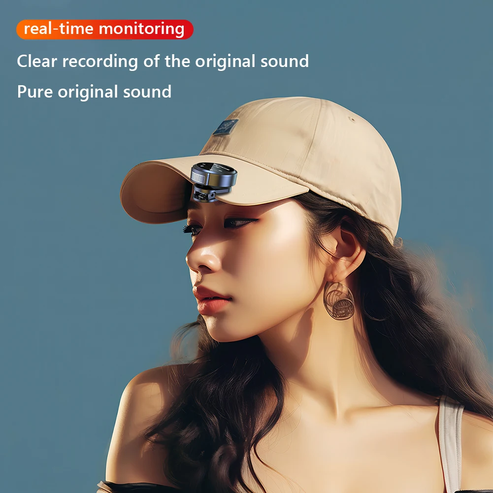 For Xiaomi Wireless Lavalier Lapel Microphone iPhone iPad Android Type-C Phone Live Game Recording Interview with Magnetic Clip