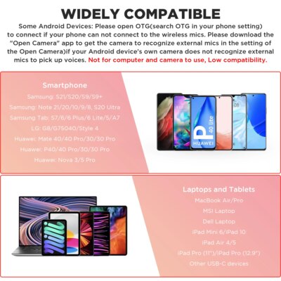 BOYA BY-V-P Wireless Lavalier Lapel Microphone for iPhone15 14 Android Type-C Smartphone Youtube Recording Gaming Streaming Vlog - Image 6
