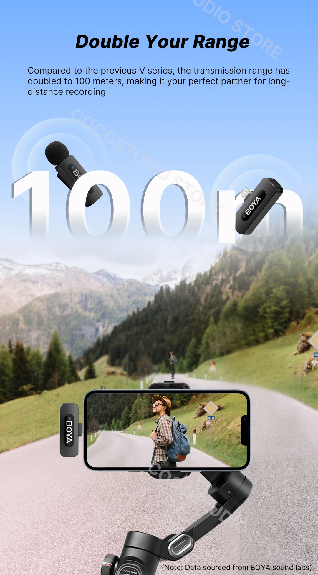 BOYA BY-V3 Wireless Lavalier Microphone for iPhone 15/16 Series Samsung DJI Pocket 3 Type-c Smartphones Cameras Video Recording BOYA BY-V3 Wireless Lavalier Microphone for iPhone 15/16 Series Samsung DJI Pocket 3 Type-c Smartphones Cameras Video Recording