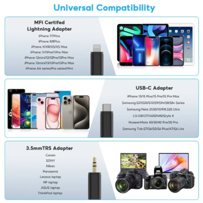 BOYA BOYALINK A Wireless Lavalier Microphone for iPhone 15/16 Series OPPO Samsung Xiaomi Go Pro SONY DSLR Cameras Vlog Recording - Image 6