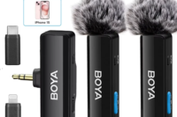 BOYA BOYALINK A Wireless Lavalier Microphone for iPhone 15/16 Series OPPO Samsung Xiaomi Go Pro SONY DSLR Cameras Vlog Recording
