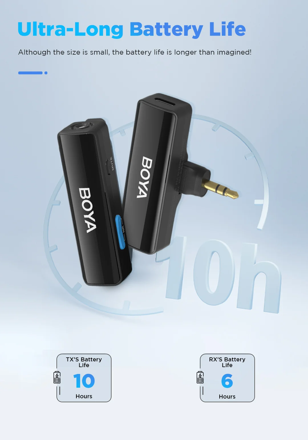 BOYA BOYALINK A Wireless Lavalier Microphone for iPhone 15/16 Series OPPO Samsung Xiaomi Go Pro SONY DSLR Cameras Vlog Recording BOYA BOYALINK A Wireless Lavalier Microphone for iPhone 15/16 Series OPPO Samsung Xiaomi Go Pro SONY DSLR Cameras Vlog Recording