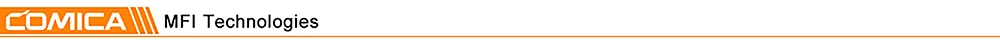 Comica Vimo S 2.4G Wireless Lavalier Microphone with Charging Case  MFi Licensed Accessories for iPhone Android Interview Mic