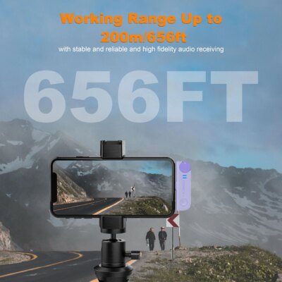 Comica Vimo S 2.4G Wireless Lavalier Microphone with Charging Case  MFi Licensed Accessories for iPhone Android Interview Mic - Image 4