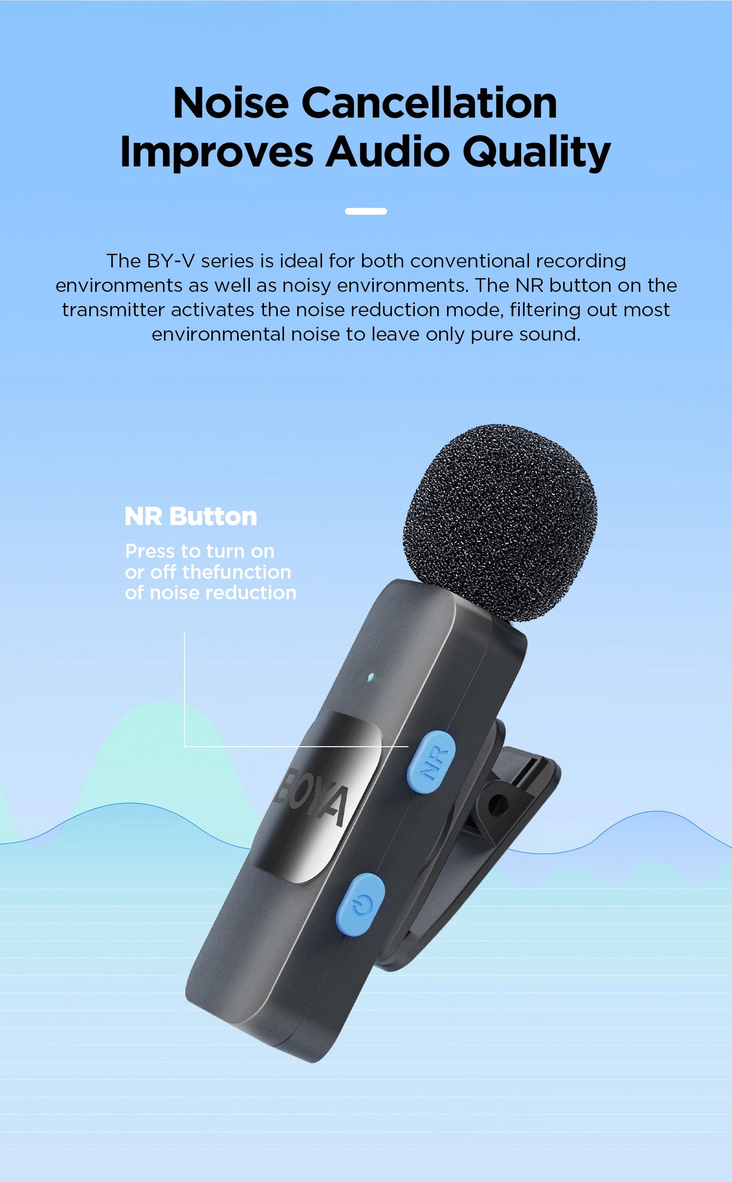 BOYA BY-V Wireless Lavalier Microphone for iPhone 15/16 Series Samsung TECNO REDMI Type-c Devices Video Recording Streaming Vlog BOYA BY-V Wireless Lavalier Microphone for iPhone 15/16 Series Samsung TECNO REDMI Type-c Devices Video Recording Streaming Vlog