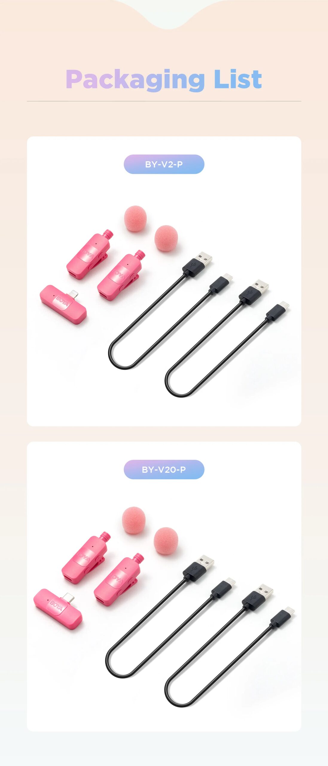 BOYA BY-V Wireless Lavalier Microphone for iPhone 15/16 Series Samsung TECNO REDMI Type-c Devices Video Recording Streaming Vlog BOYA BY-V Wireless Lavalier Microphone for iPhone 15/16 Series Samsung TECNO REDMI Type-c Devices Video Recording Streaming Vlog