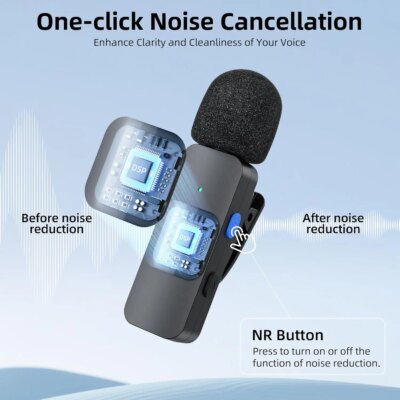 BOYA BY-V Wireless Lavalier Microphone for iPhone 15/16 Series Samsung TECNO REDMI Type-c Devices Video Recording Streaming Vlog - Image 4