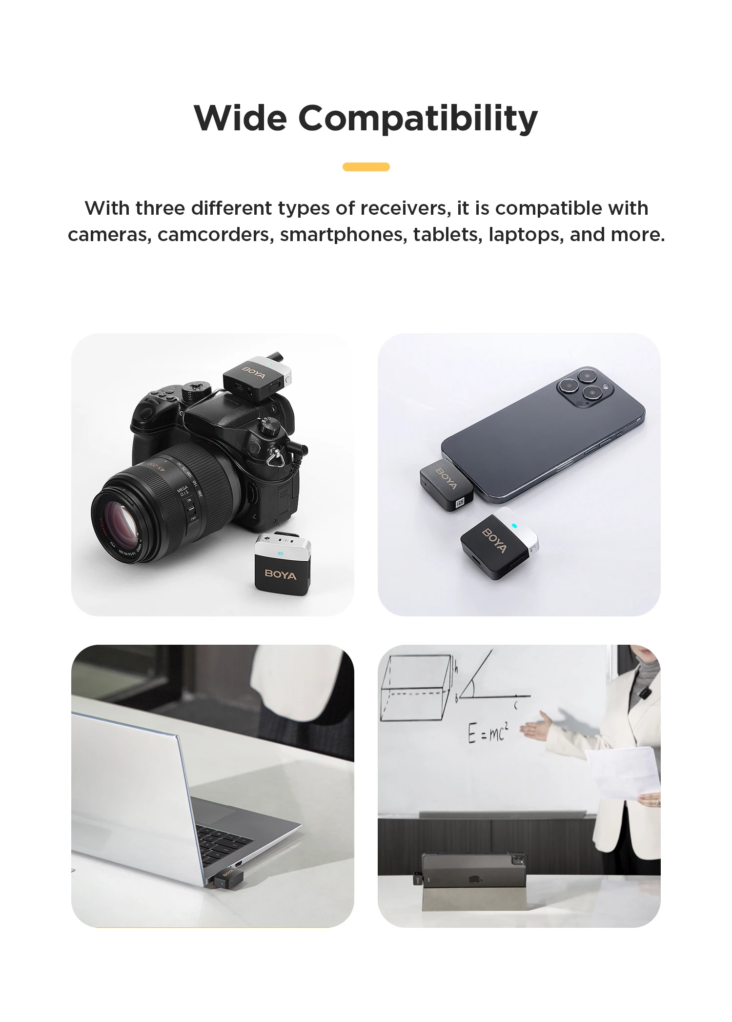 BOYA BY-M1V Wireless Lavalier Lapel Condenser Microphone for iPhone Android Smartphone Camera PC Gaming YouTube Broadcast Vlog BOYA BY-M1V Wireless Lavalier Lapel Condenser Microphone for iPhone Android Smartphone Camera PC Gaming YouTube Broadcast Vlog