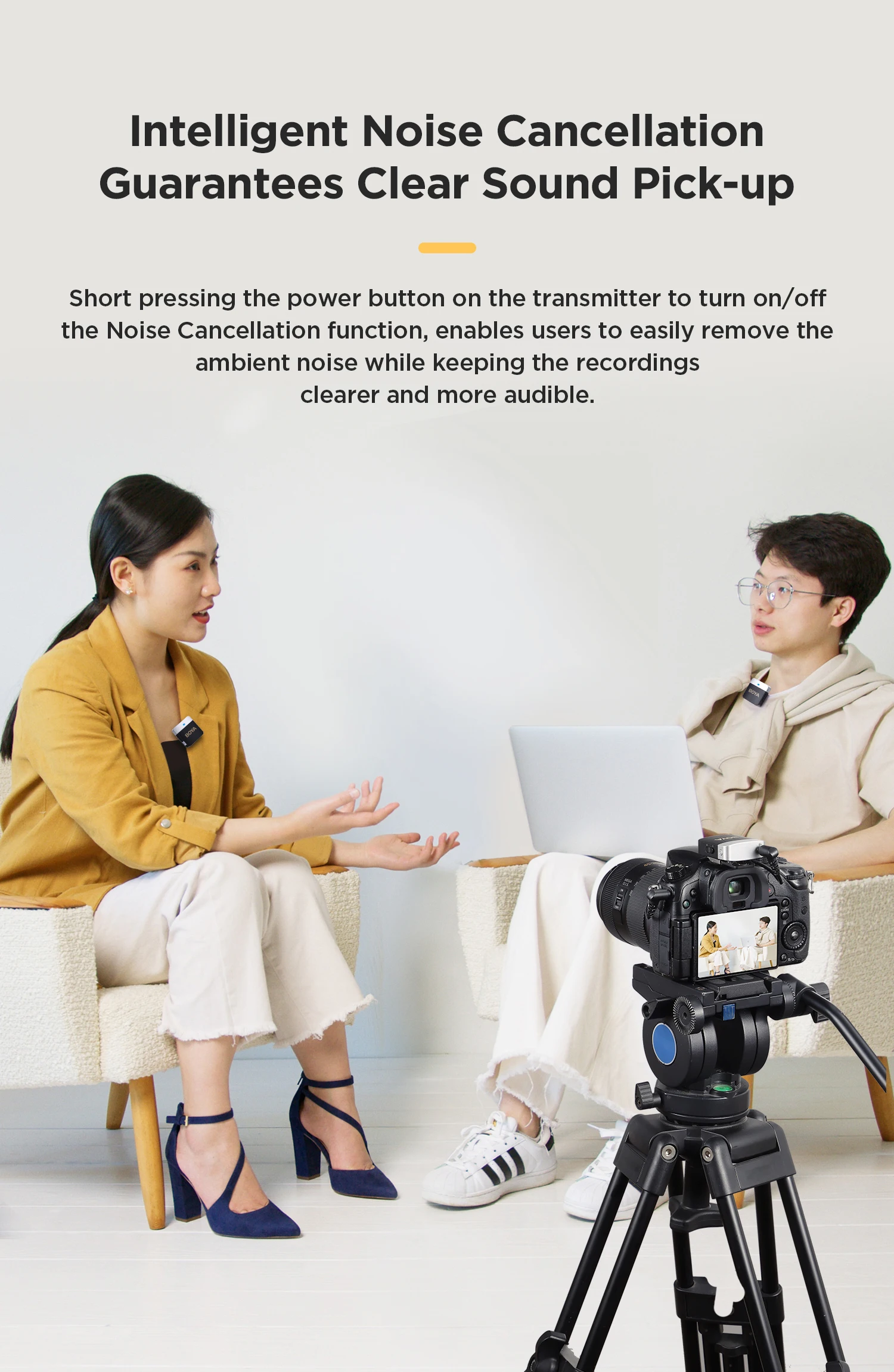 BOYA BY-M1V Wireless Lavalier Lapel Condenser Microphone for iPhone Android Smartphone Camera PC Gaming YouTube Broadcast Vlog BOYA BY-M1V Wireless Lavalier Lapel Condenser Microphone for iPhone Android Smartphone Camera PC Gaming YouTube Broadcast Vlog