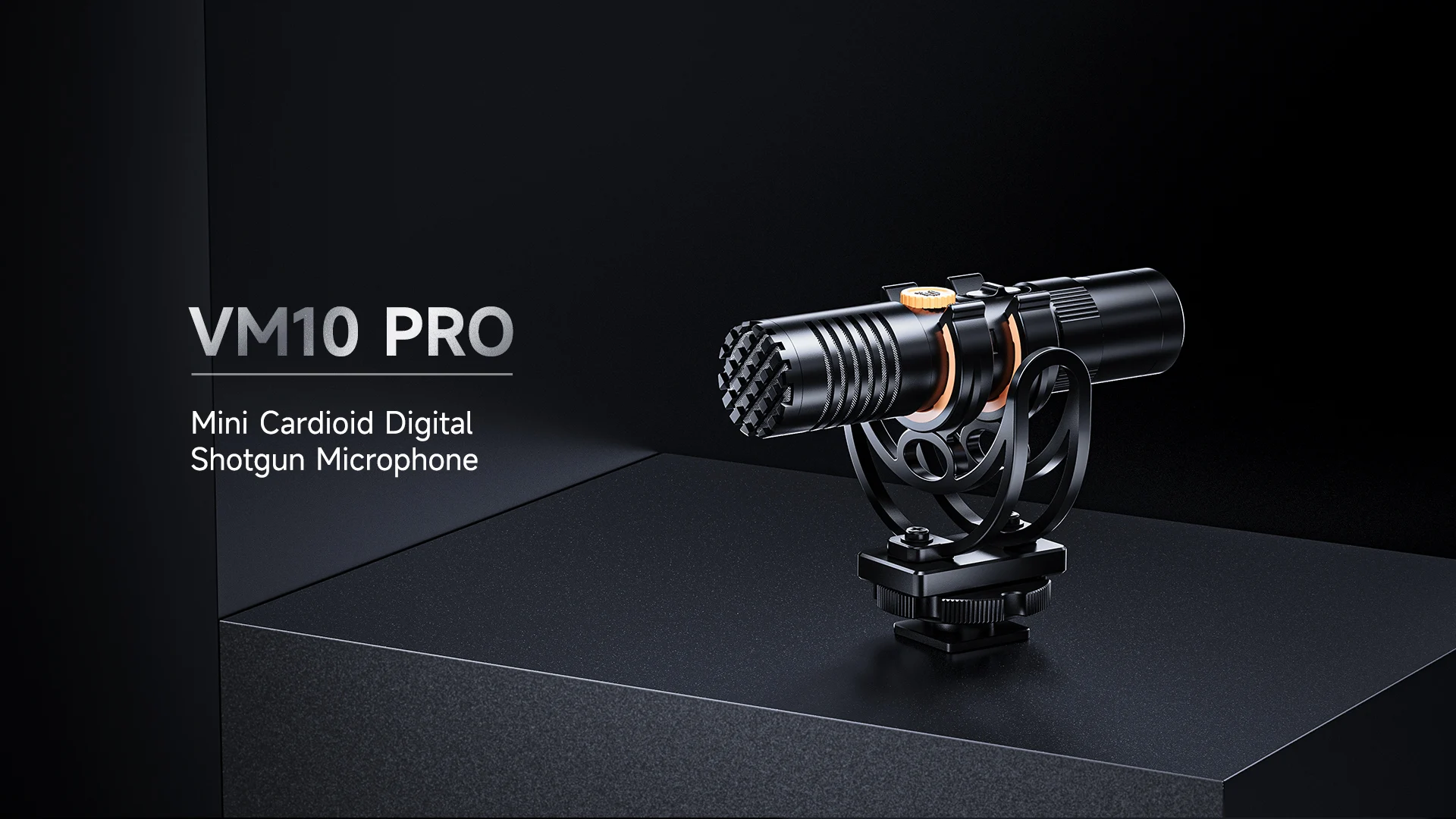 Comica VM10 PRO On-Camera Cardioid Shotgun Microphone with Shock Mount for Android iPhone DSLR Camera Gopro DJI Action 3