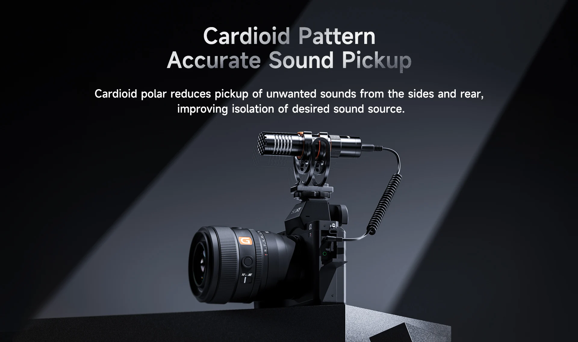 Comica VM10 PRO On-Camera Cardioid Shotgun Microphone with Shock Mount for Android iPhone DSLR Camera Gopro DJI Action 3