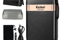 Kemei Electric Shaver for Men Waterproof Twin Blade Reciprocating Cordless Razor USB Rechargeable Shaving Machine Barber Trimmer