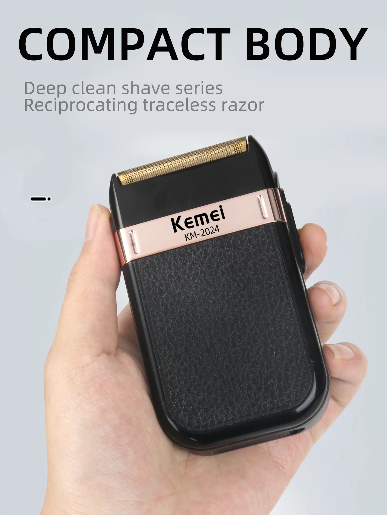 Kemei Electric Shaver for Men Waterproof Twin Blade Reciprocating Cordless Razor USB Rechargeable Shaving Machine Barber Trimmer Kemei Electric Shaver for Men Waterproof Twin Blade Reciprocating Cordless Razor USB Rechargeable Shaving Machine Barber Trimmer