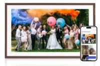 ARZOPA 15.6 Inch 1920 x 1080 FHD IPS Electronic Digital Picture Frame Touchscreen Instant Transfer Photos Videos for Gift  D15