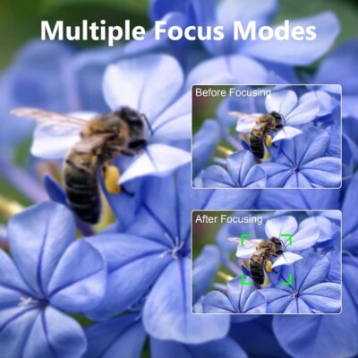 64MP digital camera 3.0 "touch screen 18 zoom WiFi for beginners kids travel vlogging 64GB White - Image 6