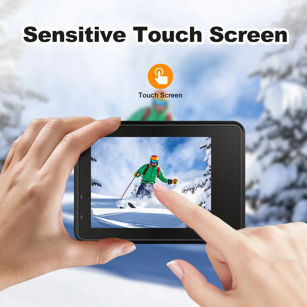 5K Action Camera 4K60FPS 2.0 Inch Touch Screen Wi-Fi 170° Wide Angle 30M Waterproof Helmet Video Recording Sports Cameras 5K Action Camera 4K60FPS 2.0 Inch Touch Screen Wi-Fi 170° Wide Angle 30M Waterproof Helmet Video Recording Sports Cameras
