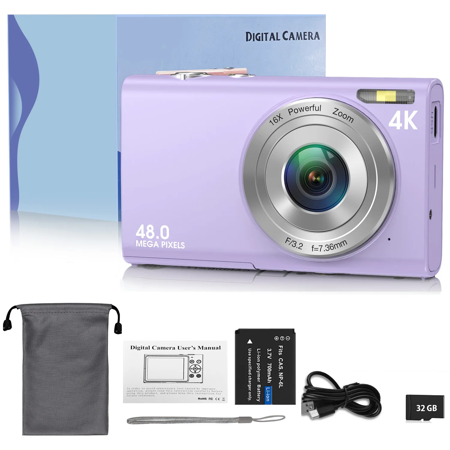 Purple-32G TF Card